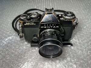 ASAHI PENTAX ES フィルムカメラ レンズ マニュアルフォーカス レア物 昭和 ジャンク品