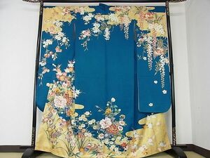 平和屋2■豪華振袖　鴛鴦花文　金彩　逸品　DAAB8810ps