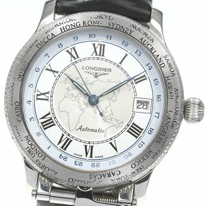 ロンジン LONGINES L2.610.4 リンドバーグ GMT デイト 自動巻き メンズ _715849