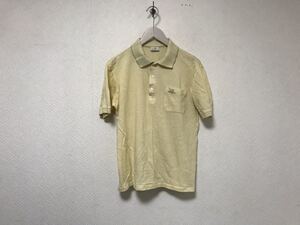 本物ダンヒルスポーツdunhill Sport半袖ポロシャツメンズアメカジサーフビジネススーツゴルフイエローL