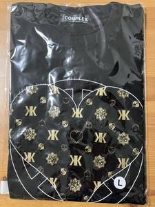 COMPLEX 日本一心　モノグラムTシャツ ブラック　 Lサイズ