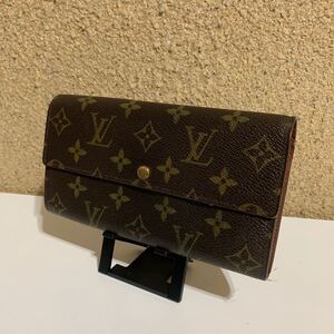 良品　 LOUIS VUITTON ルイヴィトン モノグラム ポルトフォイユ サラ ブラウン系 長財布