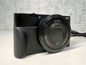 完動品【SONY ソニー/Cyber-shot デジタルスチルカメラRX100(DSC-RX100)】ブラック 1.0型センサー F1.8レンズ搭載 中古品