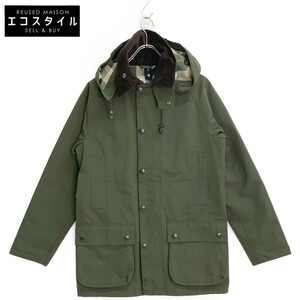 Barbour バブアー 1902182 カーキ BEDALE SL 2LAYER ヘッドウェア付き カーキ 36 ジャケット ポリエステル メンズ 中古