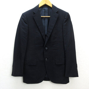 k■ユナイテッドアローズ/UNITED ARROWS GLR 2BテーラードジャケットJKT【42】紺MENS/61【中古】■