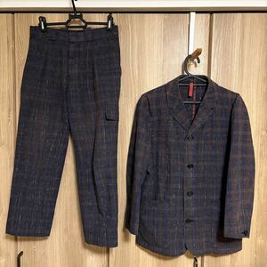 822 paul smith ポールスミス レッドイヤー　チェックセットアップ