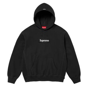 新品/即日発送/国内正規 24FW Mサイズ Supreme Box Logo Hooded Sweatshirt Black