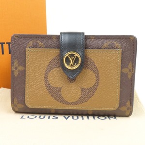 92209★1円スタート★LOUIS VUITTON ルイヴィトン 新品同様美品 ジュリエット RFID モノグラムジャイアントリバース 二つ折り財布