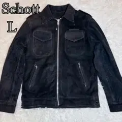 schott × corefighter コラボ レザージャケット L 黒