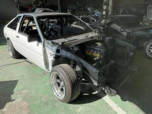 AE86 無事故ボディ　書類あり　改造多数