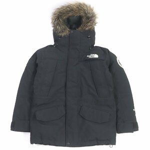 美品 THE NORTH FACE ザ・ノースフェイス ND92032 Antarctica Parka GORE-TEX フーデッド WZIP ダウンジャケット ブラック S 正規品 メンズ