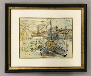 【特価】　≪　　ラウル 　デュフィ 　　≫　　COLLOTYPES【コロタイプ版画】 　　BARM 　　1959年 　　RAOUL DUFY