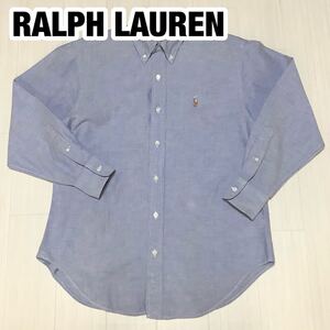 RALPH LAUREN ラルフローレン 長袖シャツ 7 ライトブルー 刺繍ポニー