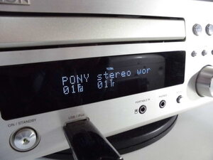 〓 11年製 デノンのCDレシーバー RCD-M38, PU+Assy新品,美品,保証 〓 DENON, D-M38 [021]