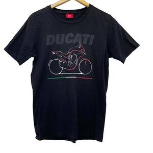 【即決】 DUCATI ドカティ 半袖Tシャツ（黒） 8495-K