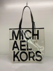 MICHAEL KORS トートバッグ クリア 総柄 30S8S01T3P