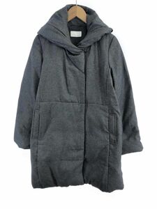 INDEX インデックス ビッグカラー ダウン コート sizeM/グレー ◆■ ☆ eaa9