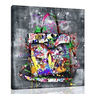 アートパネル ARTJOY Graphical BAG 50cm インテリア 壁掛け 絵 ポップアート オマージュ アート バッグ