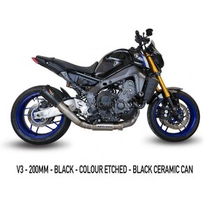 YAMAHA MT-09 / FZ-09 2021～2023,2024 AUSTINRACING DE-CAT エキゾーストマフラー オースティンレーシング