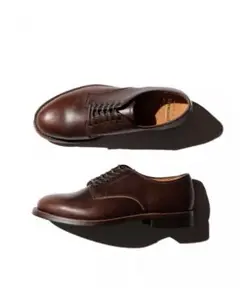 WHEEL ROBE / 6-EYE PLAIN TOE DERBY SHOES