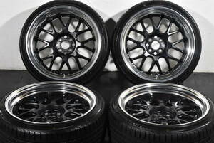 ☆WORK マイスター MEISTER M1R 18インチ☆PCD100 8.5J -5 9J -11☆KINFOREST KF550☆205/40R18☆ロードスター MINI R56 ミニクーパー☆