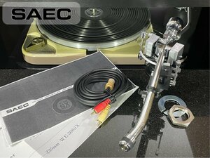 トーンアーム SAEC WE-308SX SAECケーブル等付属 リフターオイル補充済み Audio Station