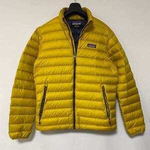 美品 2018 年 限定 マスタード パープル パタゴニア ダウン セーター S ジャケット patagonia down sweater TXTG jacket