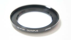 [43mm→55mm] OLYMPUS STEP UP RING ステップアップリング PENに [F5492]