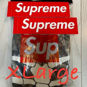 XL 24FW Supreme Hanes Bones Thermal Crew Camo シュプリーム ヘインズ ボーンズ サーマル クルー カモ