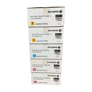 *送料無料* 【3色5本セット】FUJI XEROX CT202464 / CT202465×2 / CT202466×2 トナーカートリッジ 純正品・未開封