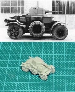 レジンキット 1/144 WWII French Somua AMR39 Armored Car