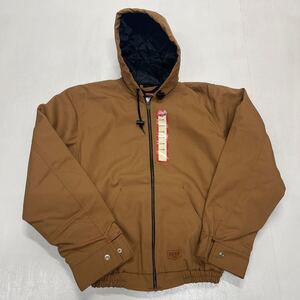 S ブラウン ダック 新品 レッドキャップ RED KAP ダックフードジャケット JD20 Blended Duck Zip-Front Hooded Jacket カーハート 1