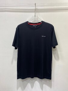 送料無料　キトン　KITON　メンズ　Tシャツ　半袖　文字　ロゴ　丸首　シンプル　M-3XL　サイズ選択可能　黒　4533