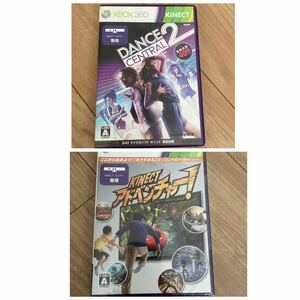 【Xbox360】 Dance Central 2 （ダンスセントラル2）/新品未開封キネクトアドベンチャー　セット