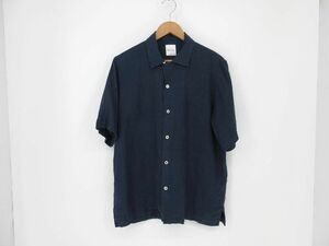 ネコポスOK Paul Smith ポールスミス 半袖 シャツ sizeM/紺 ■◇ ☆ ebb5 メンズ