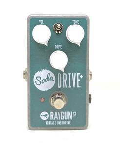 RAYGUN FX Soda Drive+ オーバードライブ/ディストーション ペダル UKハンドメイド