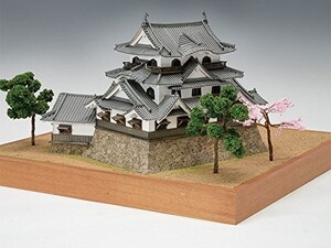 ウッディジョー　木製建築模型　1/150　彦根城　レーザーカット加工　送料無料