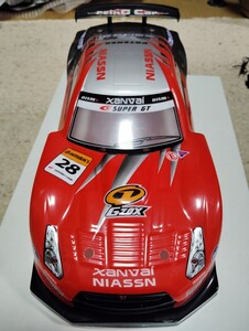 R35 GTR タイプ 赤 1/14 ドリフトラジコンカー用 スペアボディー