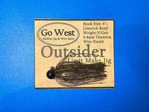 GoWest 【Outsider】スモラバ (3/32oz ・0.4mm チタンガード) Color:Green Pumpkin & Natural Smoke-23