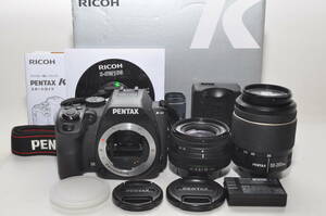 ★極上美品★PENTAX ペンタックス K-S2 ボディ / ★Wズームレンズセット 18-50mm/ 50-200mm★元箱 #A892