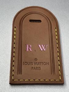 B0129　LOUIS VUITTON / ルイヴィトン　ネームタグのみ　イニシャル入り