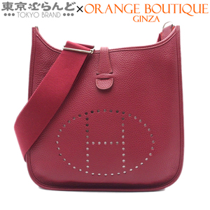 002010862 エルメス HERMES エヴリン3 PM □R刻印 ルビー シルバー金具 トリヨンクレマンス ショルダーバッグ レディース