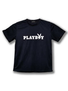 PLAYBOY プレイボーイ Tシャツ サイズL 濃紺 ネイビー