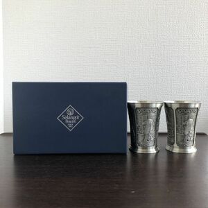 SELANGOR PEWTER セランゴール ピューター カップ グラス 二客 箱付 /45-2-31