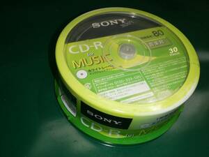 SONY CD-R音楽用80分30枚セット 未使用品 パッケージ無しの中身だけ送料185円のクリックポストで発送