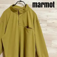 ✨marmot マーモット 長袖 ジップ ポロシャツ L✨