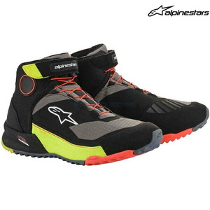 在庫あり alpinestars アルパインスターズ シューズ CR-X DRYSTAR RIDING SHOE カラー:BLACK YELLOW FLUO RED FLUO(1538) サイズ:8/25.5cm