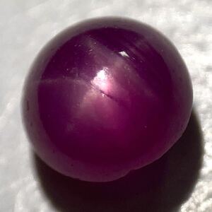 〔天然スタールビー 0.748ct〕U約4.68×4.54mm ルース 裸石 宝石 ジュエリー star ruby jewelry コランダム 