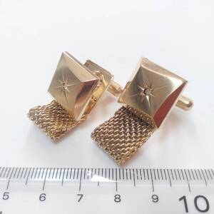 ◇CW77 カフリンクス カフス ボタン ゴールド ラップアラウンド Wrap Cufflinks ベルト メッシュ チェーン アクセサリー 送料無料 