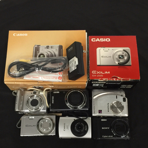 1円 CASIO EXILIM EX-ZS5 SONY Cyber-Shot DSC-HX5 Canon IXY DIGITAL 910IS コンデジ 含 まとめセット